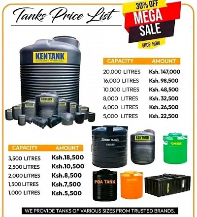 WATER HARVESTING SYSTEMS